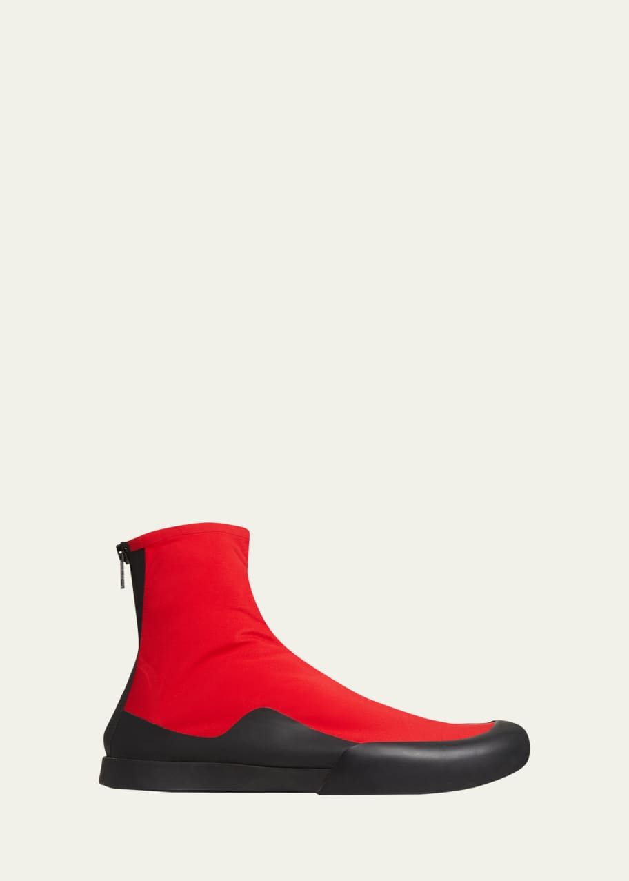 Prada scuba deals ankle boots