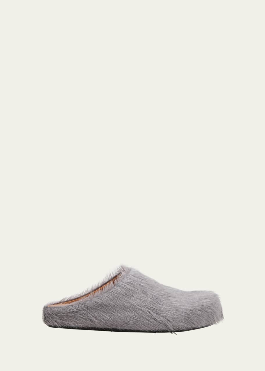 Image 1 of 1: Fussbett Shaggy Sabot Mules