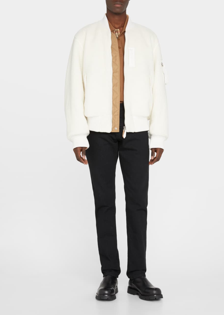 Burberry reversible store bomber jacket
