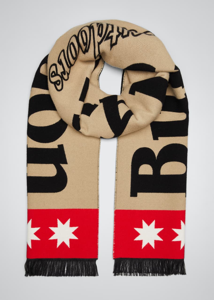 Burberry football scarf deals