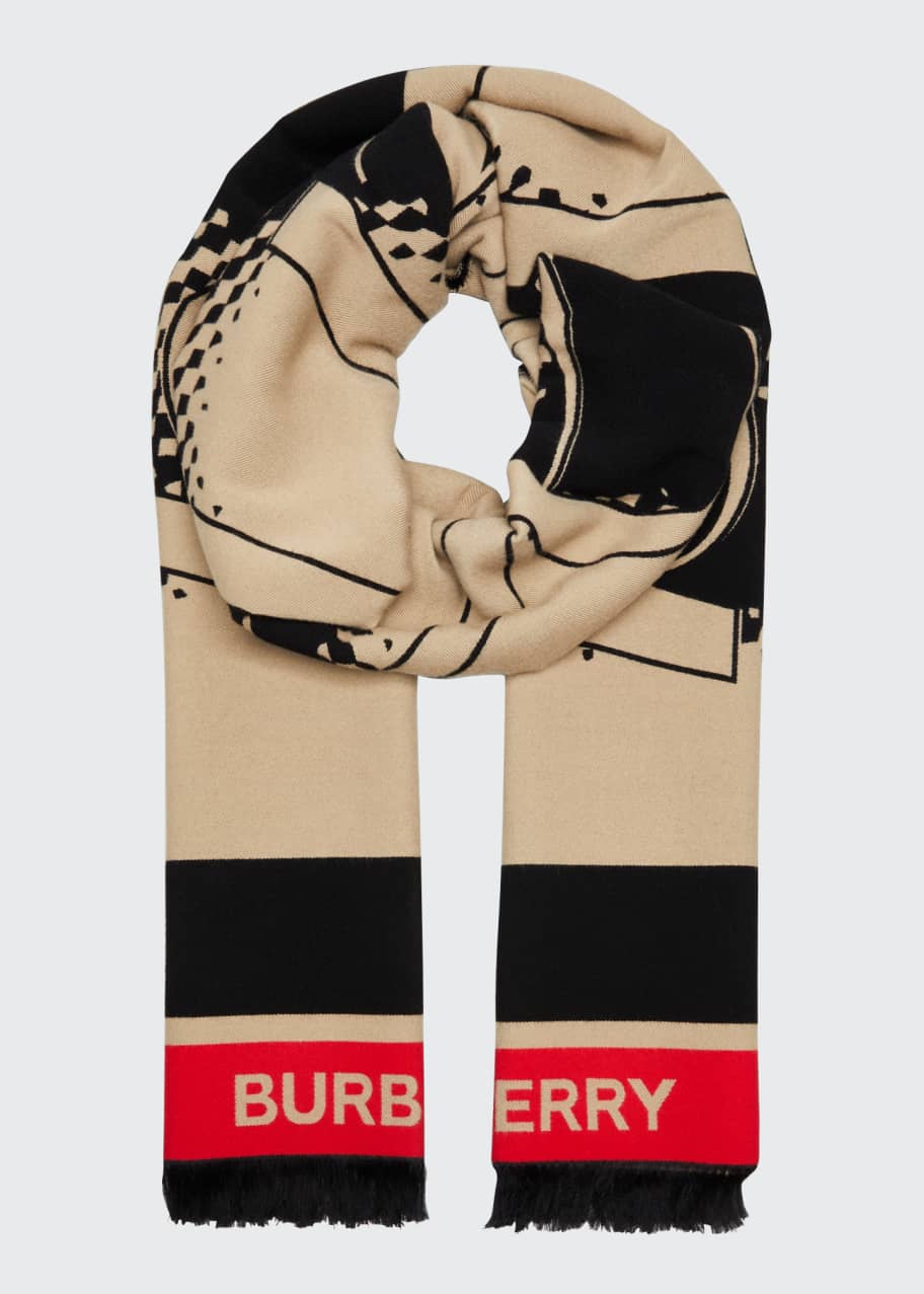 Burberry football scarf hotsell