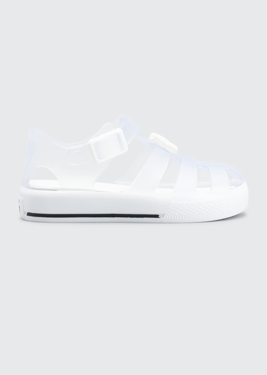 Kids caged jelly shoes clearance
