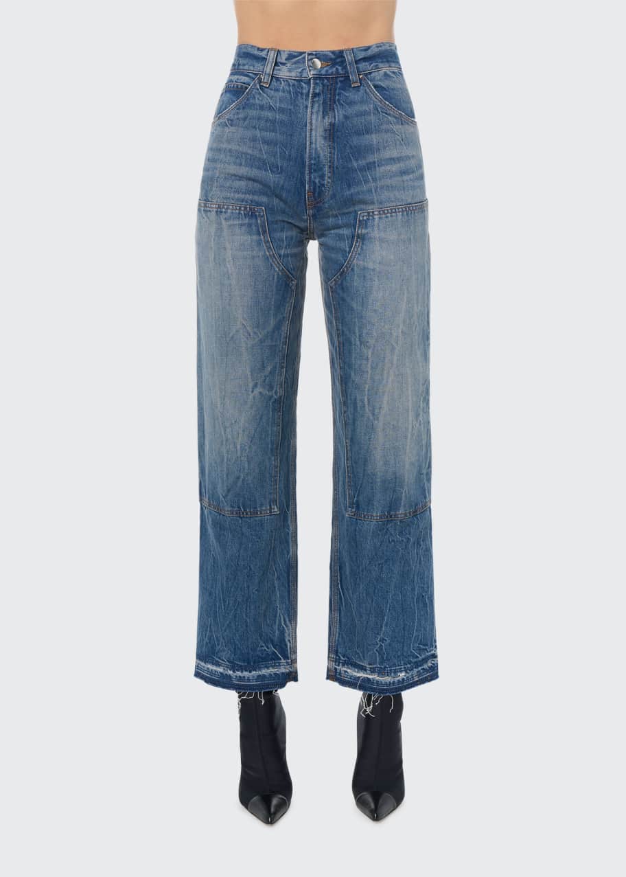 Amiri Carpenter Wide-Leg Jeans - Bergdorf Goodman