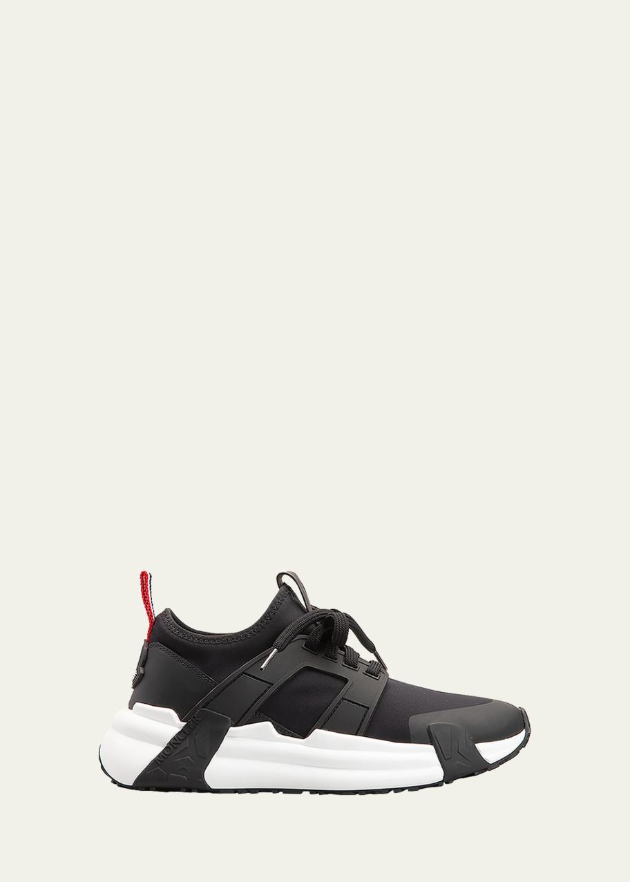 Moncler Lunarove Neoprene Low-Top Sneakers - Bergdorf Goodman display picture 2