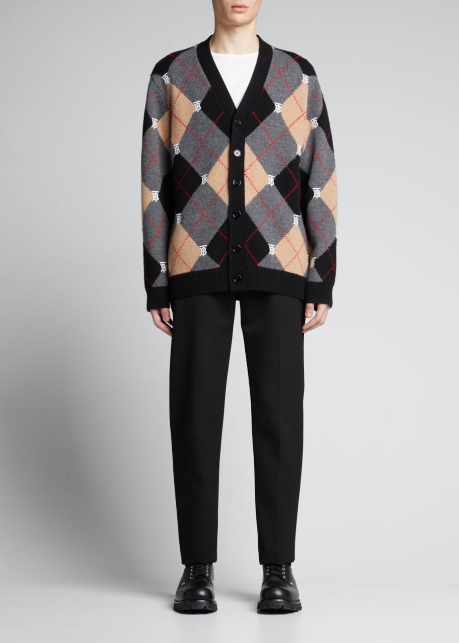 Burberry argyle sweater hotsell
