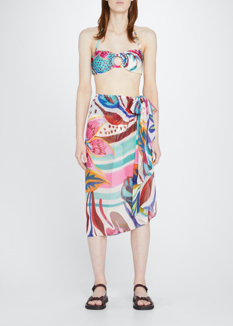 PatBO Flora Print Pareo - Bergdorf Goodman