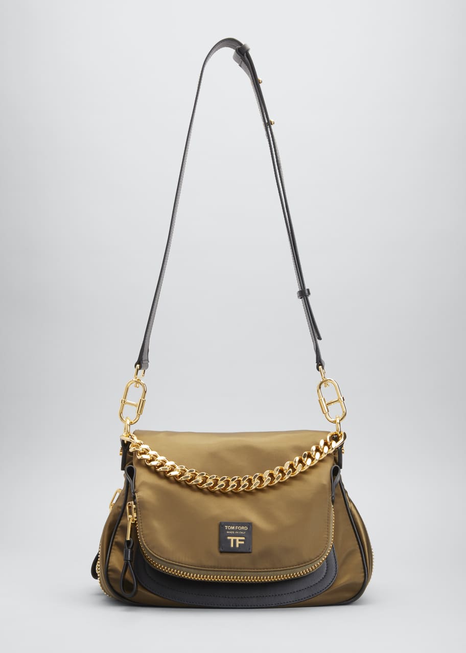 TOM FORD Jennifer Medium Nylon Chain Shoulder Bag - Bergdorf Goodman