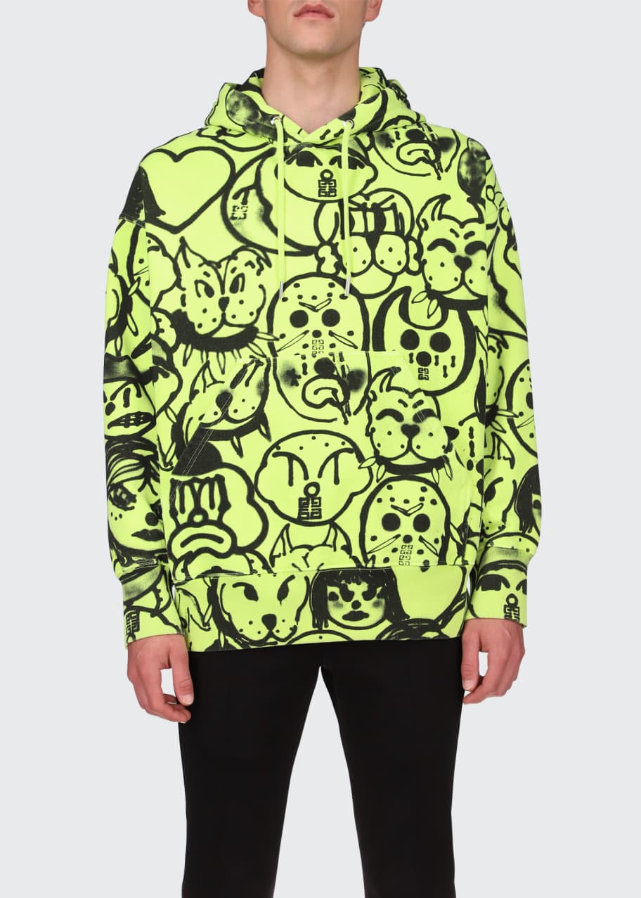 Givenchy x Chito Men's Spray Paint Graphic Hoodie - Bergdorf Goodman