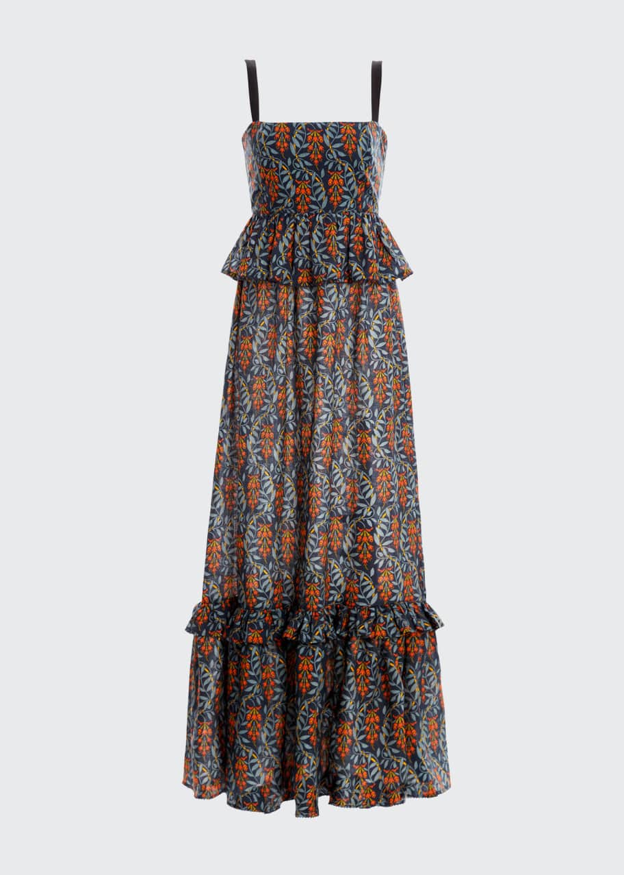 Agua by Agua Bendita Cala Flounce Maxi Dress - Bergdorf Goodman