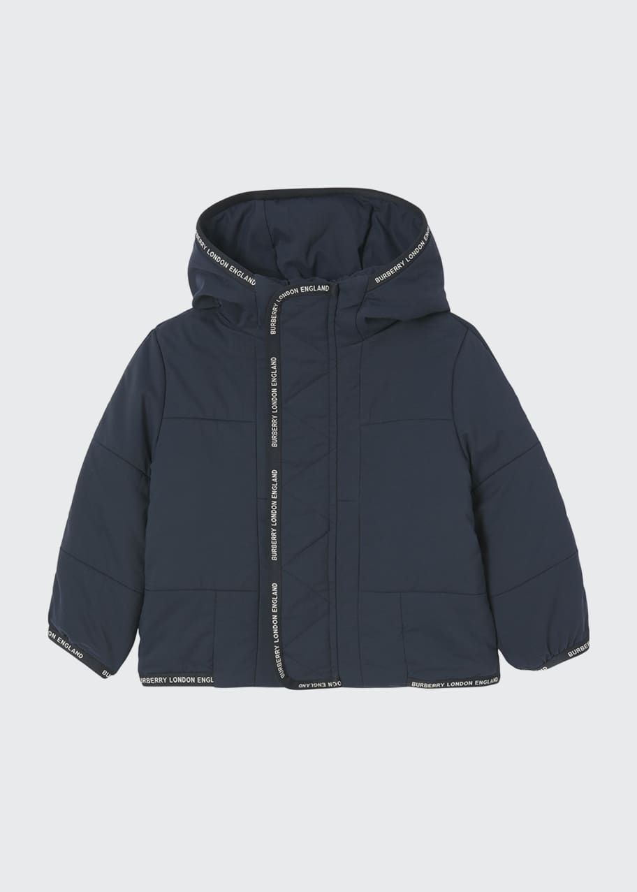 Image 1 of 1: Boy's Perry Lightweight Logo Trim Jacket, Size 12M-2
