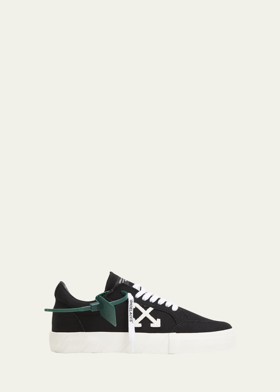 Off-White Men's Canvas Low-Top Vulcanized Diagonal Sneakers - Bergdorf ...