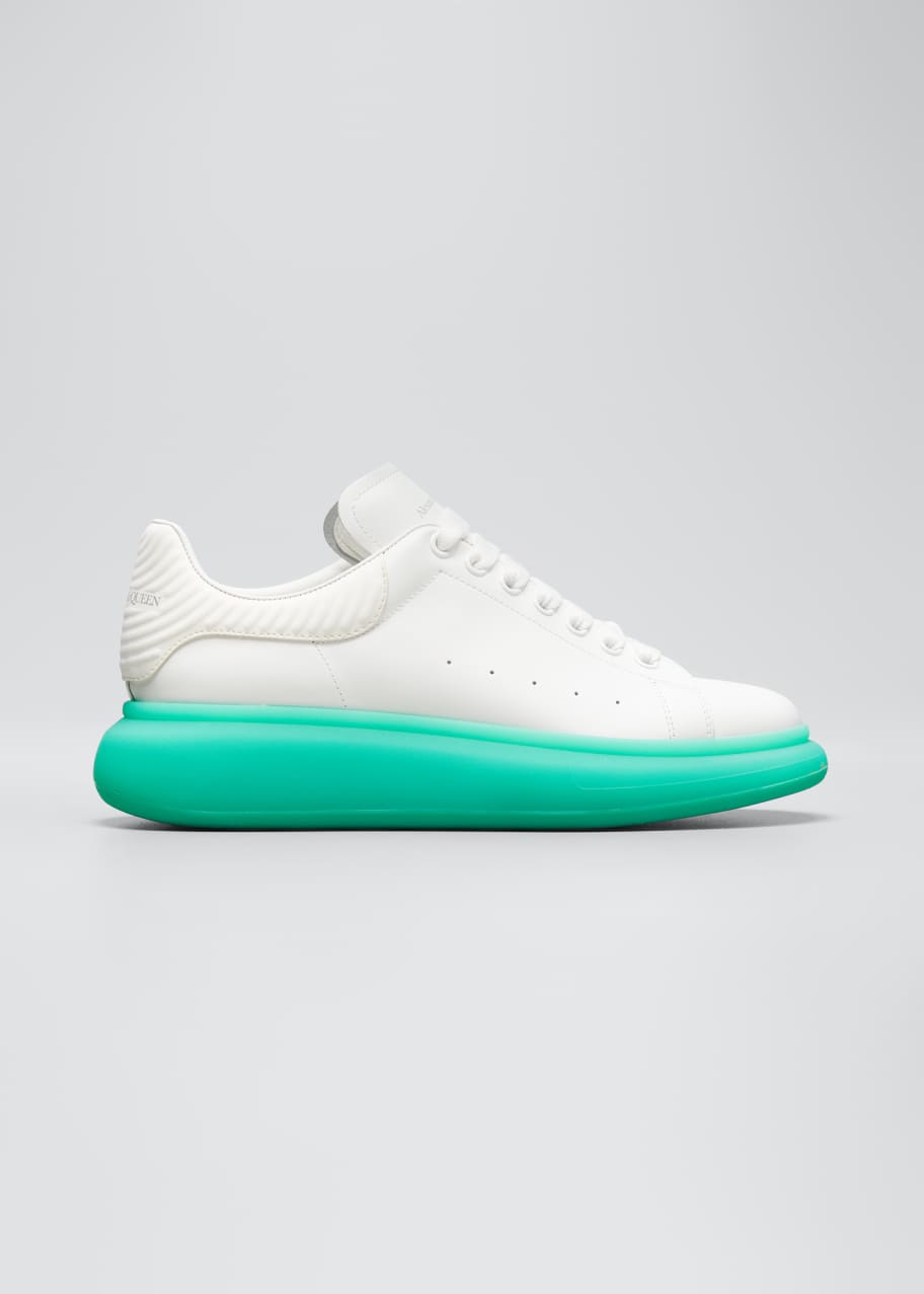 men's oversized larry bicolor leather sneakers