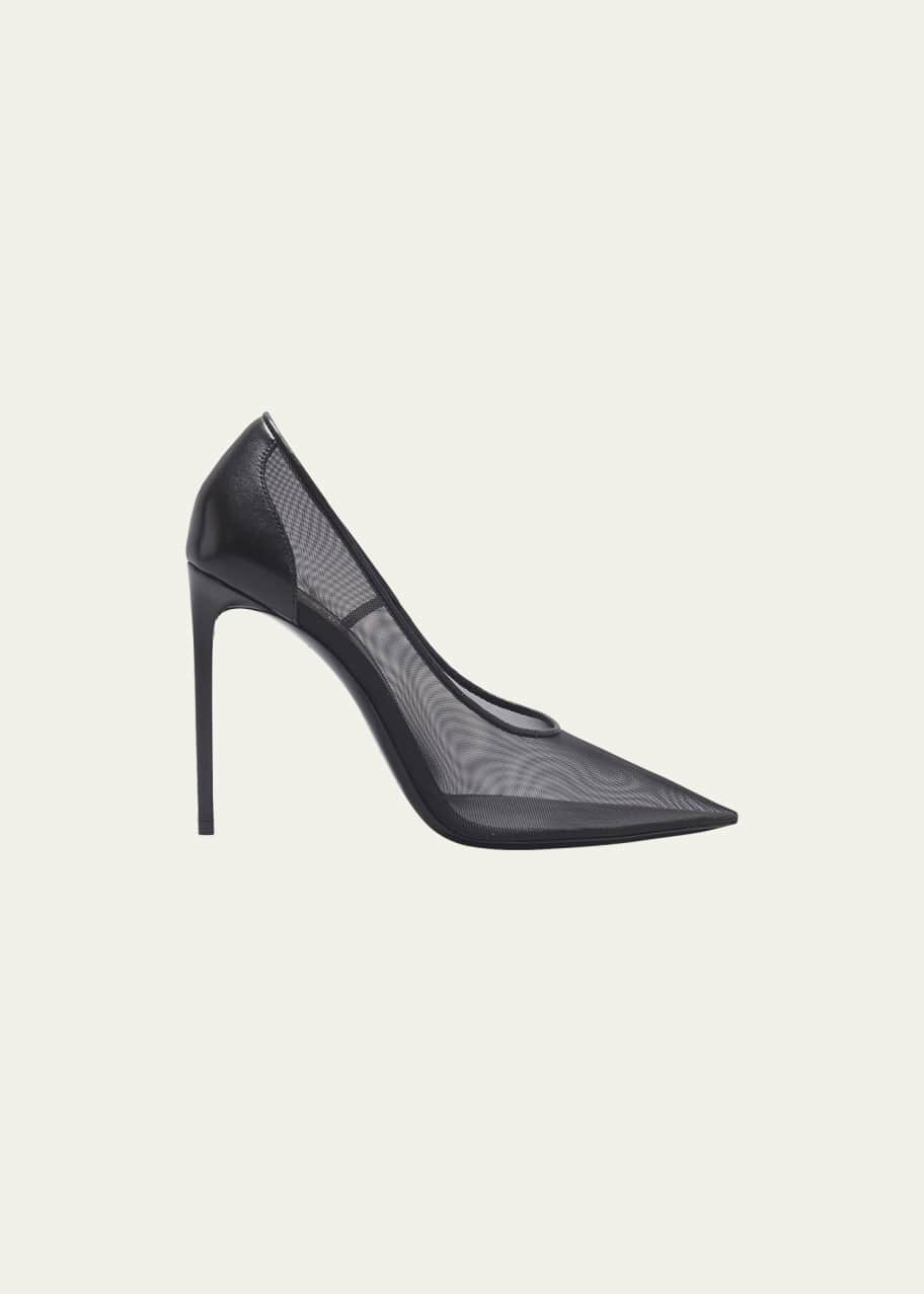 Anja 105mm Mesh Stiletto Pumps