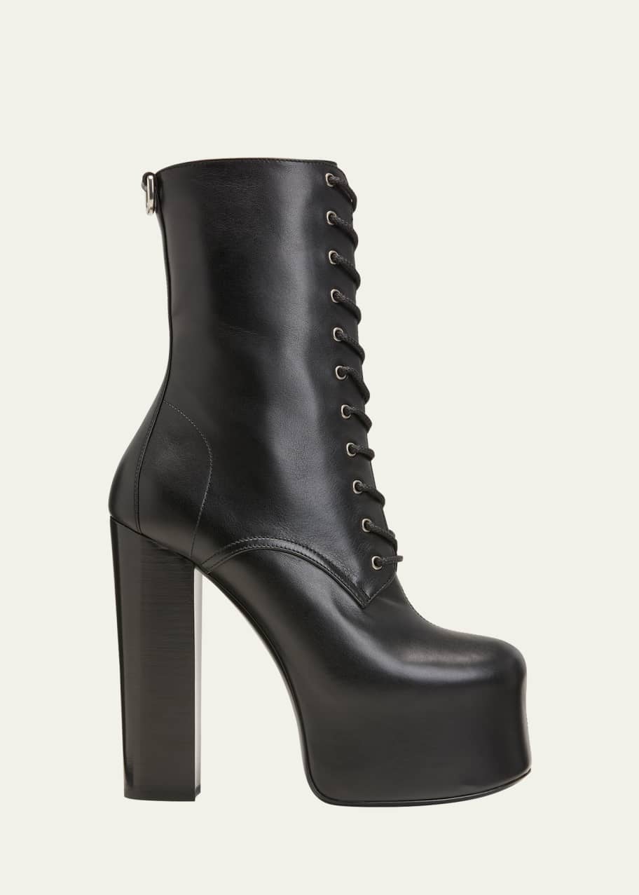Ysl platform booties top