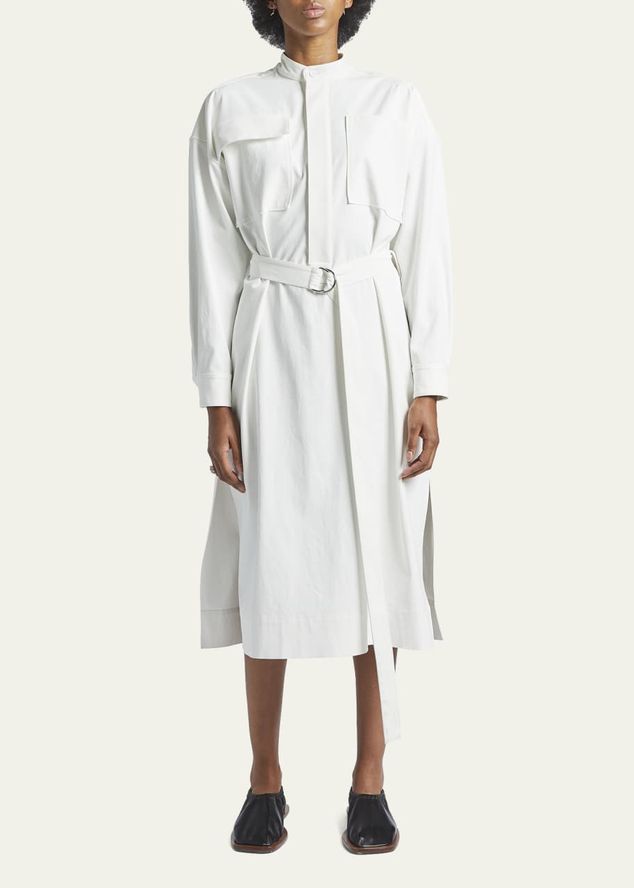knee length dresses for ladies Antipodean Women's My Girl Utility Midi Shirt Dress main image 1