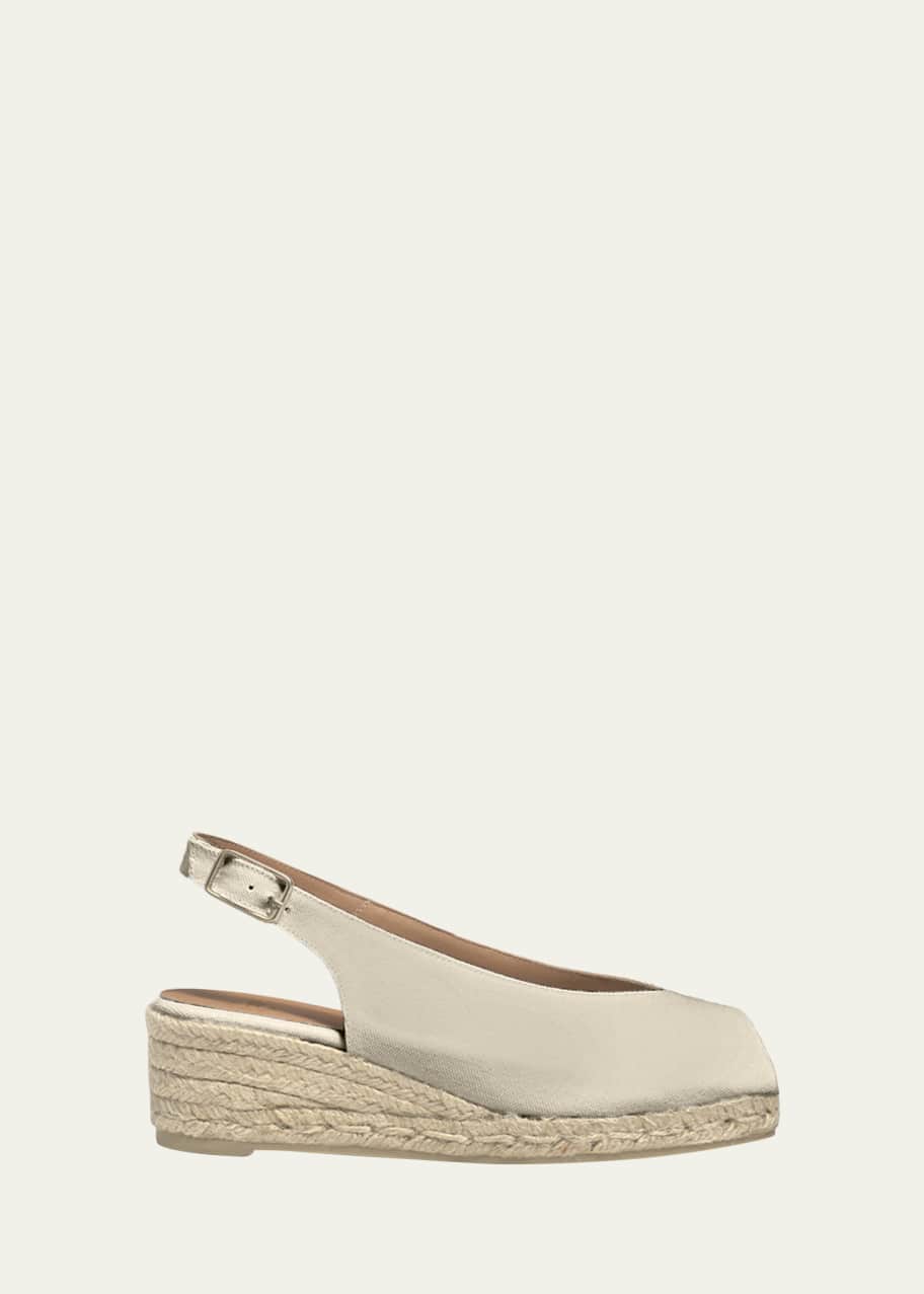 Image 1 of 1: Dosalia Canvas Wedge Espadrille Sandals