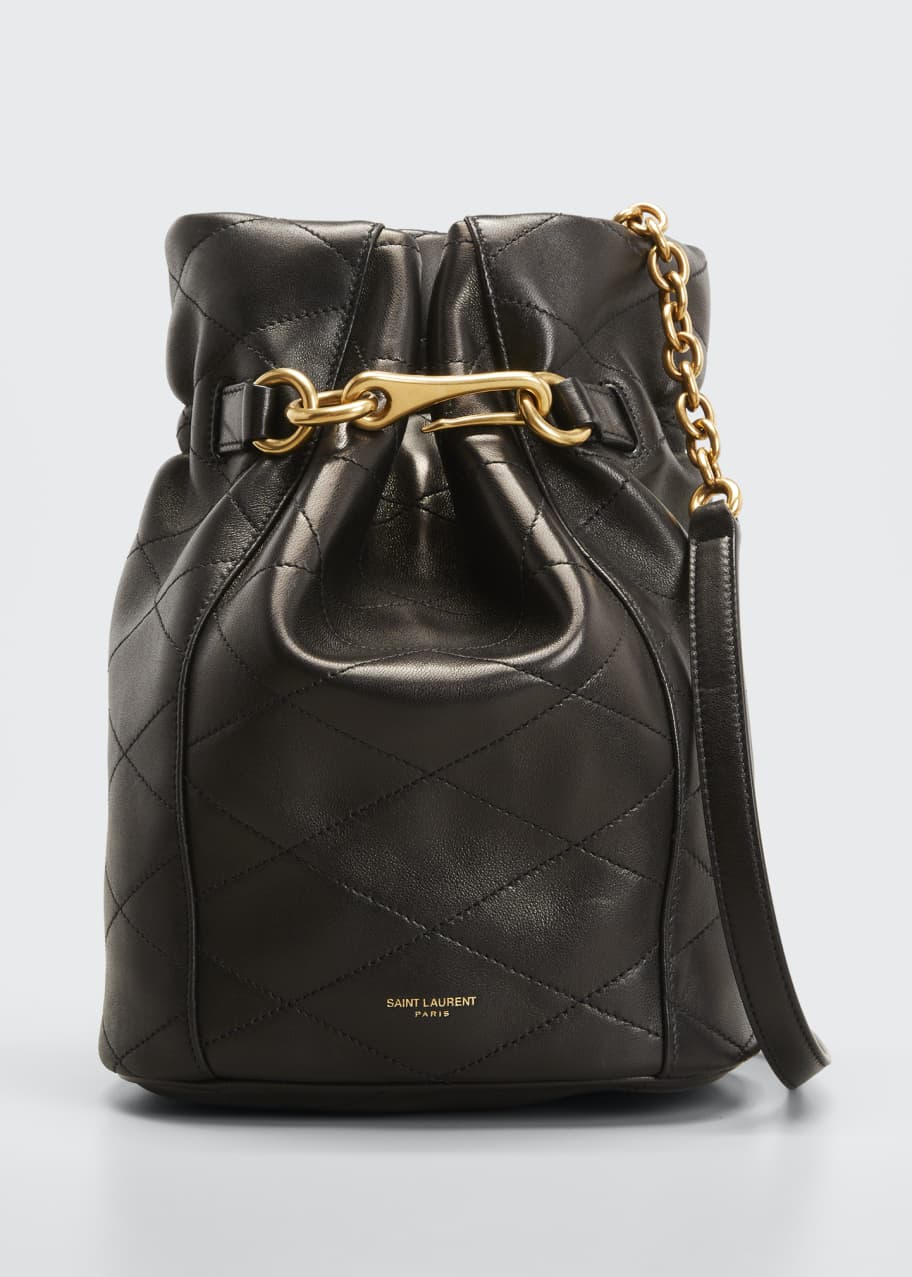 Saint Laurent Le Maillon Quilted Leather Bucket Bag Bergdorf Goodman