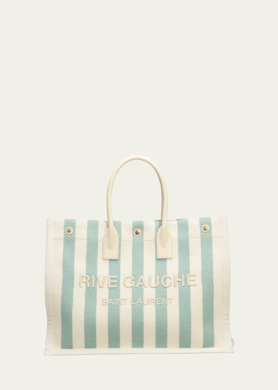 SAINT LAURENT RIVE GAUCHE キャンバストート RIVE GAUCHE large tote bag in canvas | Saint Laurent | YSL US