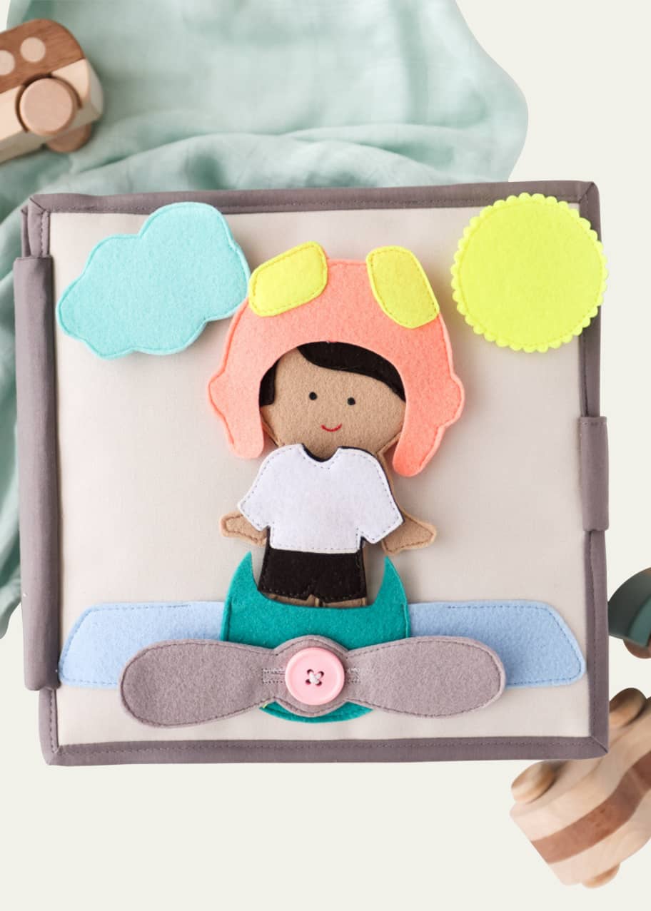 Image 1 of 1: Little Mechanic Felt Book Toy