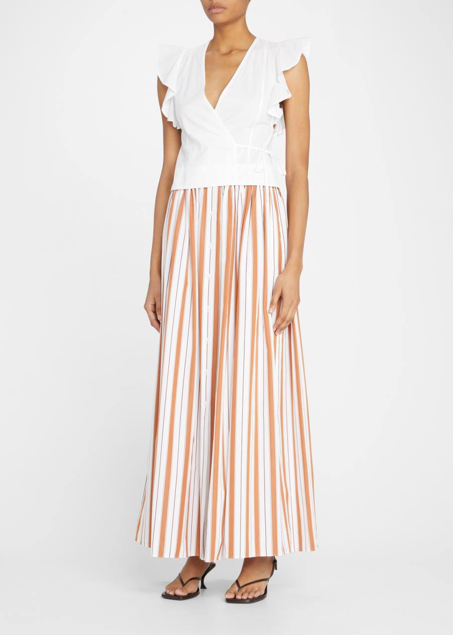 Rosie Assoulin Parlour Stripe Maxi Skirt - Bergdorf Goodman