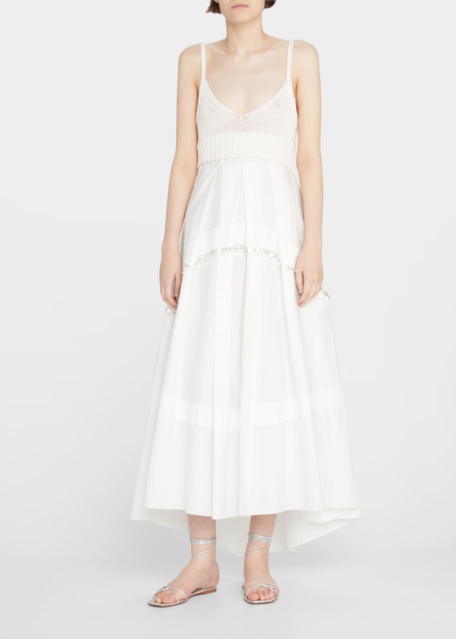 altuzarra sequin dress Noor Dress in Macadamia  Altuzarra
