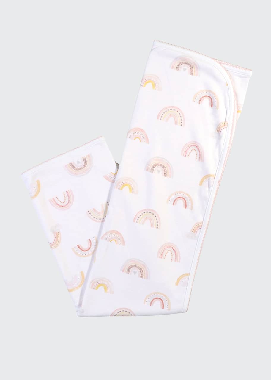 Sammy + Nat Girl's Zambian Rainbow Blanket Bergdorf Goodman