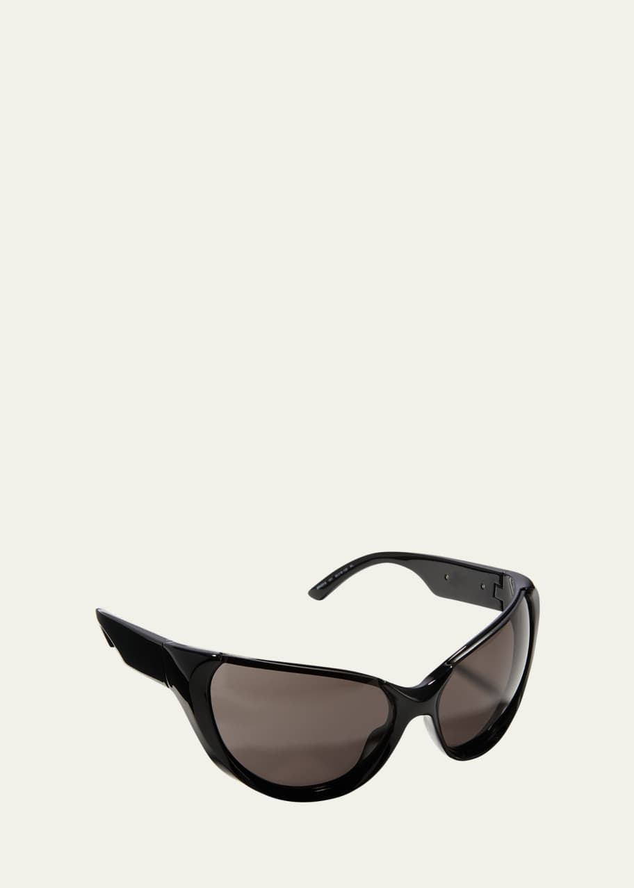 Balenciaga Logo Injection Plastic CatEye Sunglasses Bergdorf Goodman