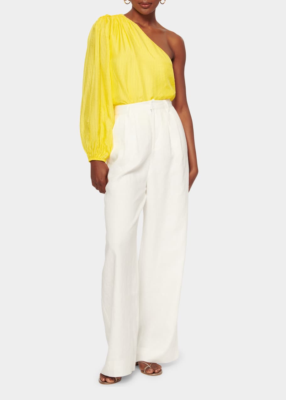 Cami NYC Lenore OneShoulder BlousonSleeve Top Bergdorf Goodman