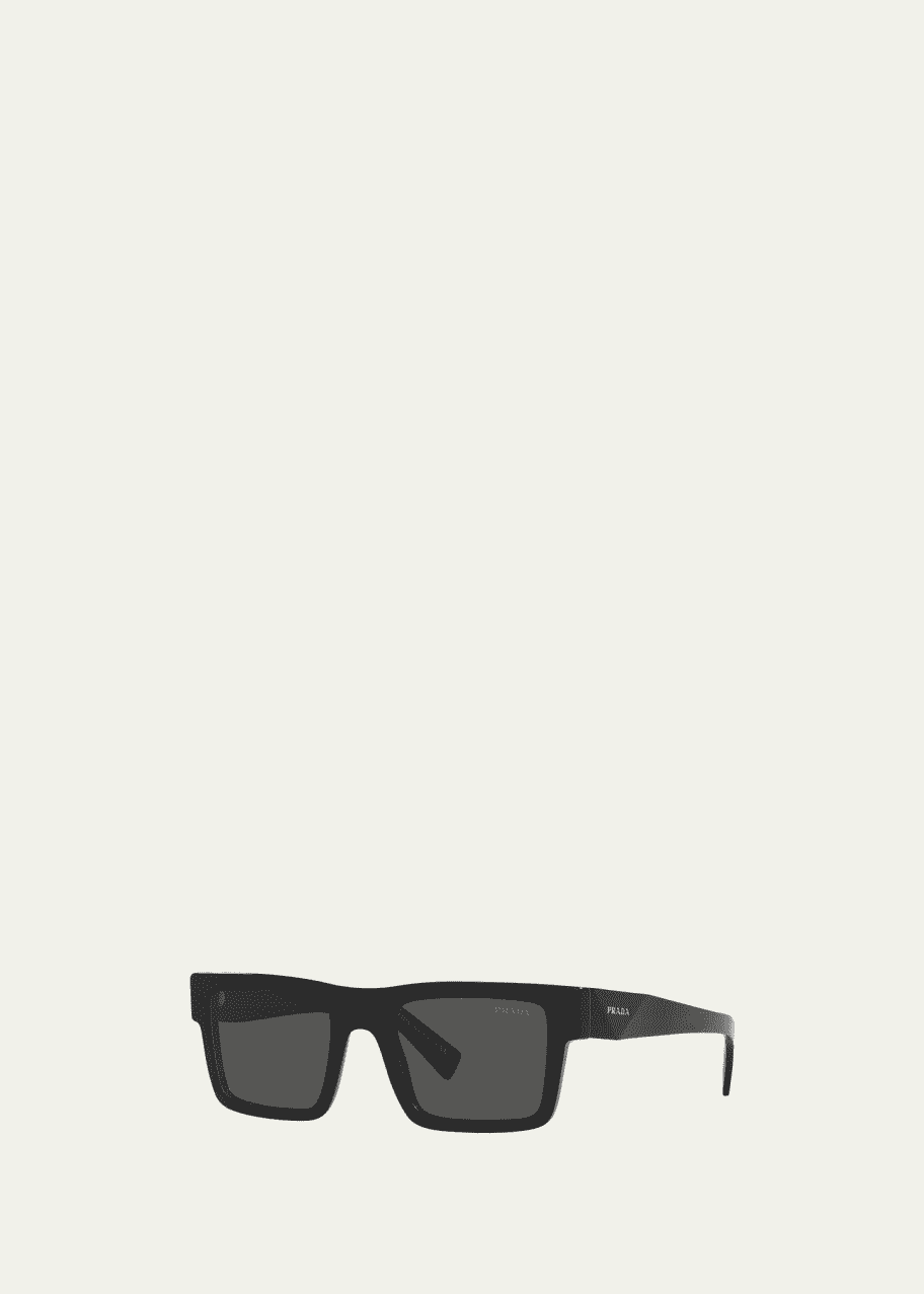 Image 1 of 1: Men's Square Acetate Sunglasses