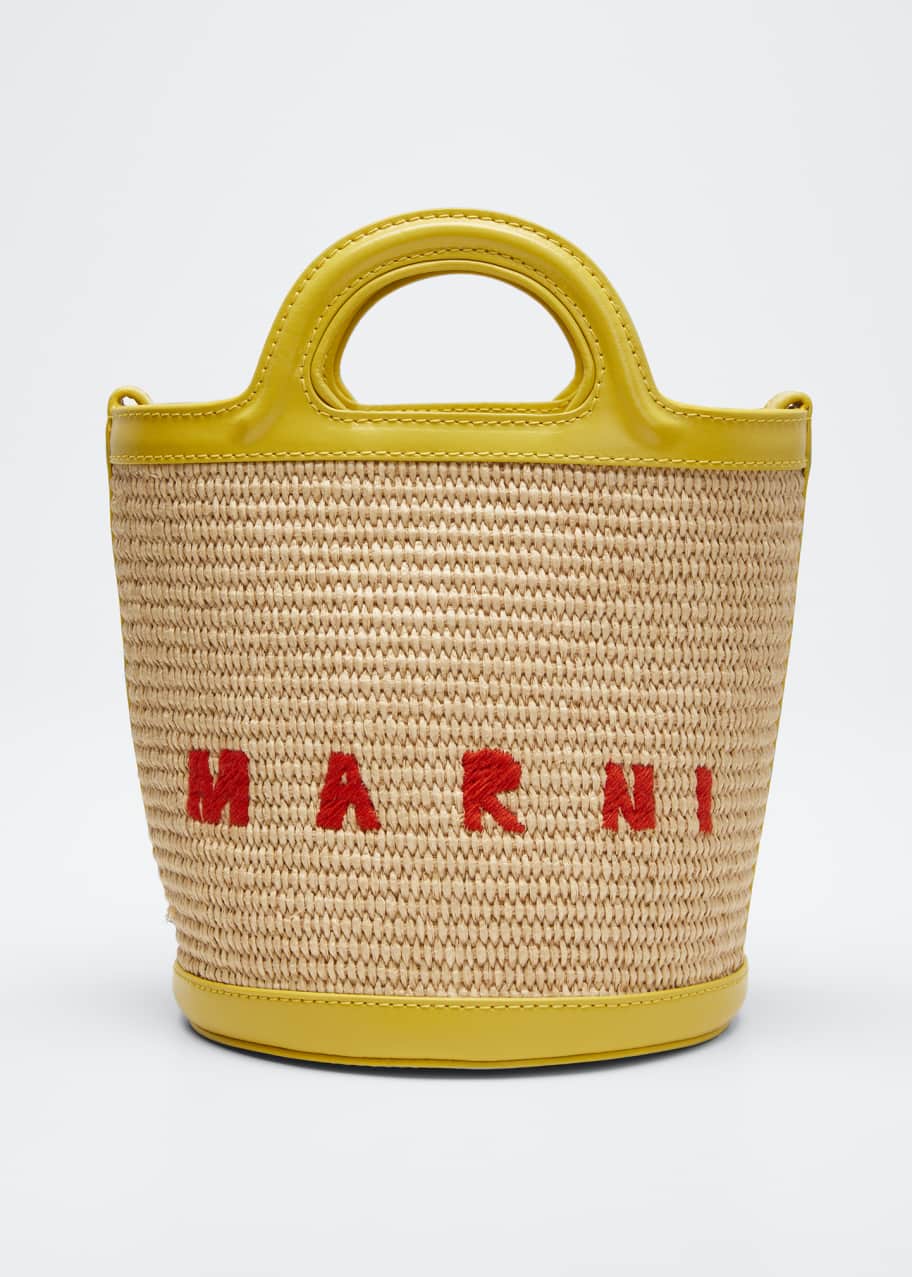 Marni Mini Logo Basket Bucket Tote Bag - Bergdorf Goodman