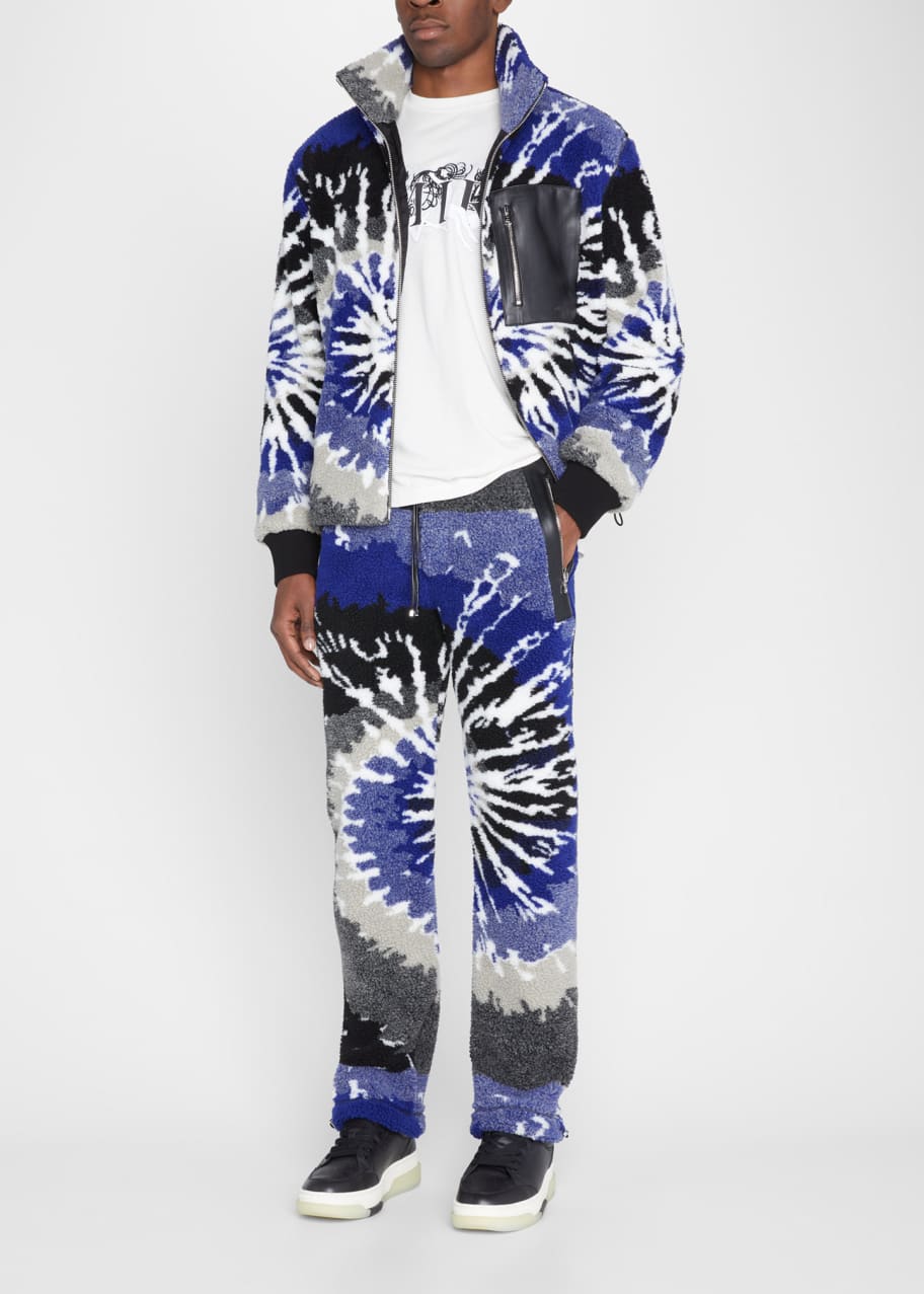 Amiri Men's TieDye Swirl Fleece Jogger Pants Bergdorf Goodman