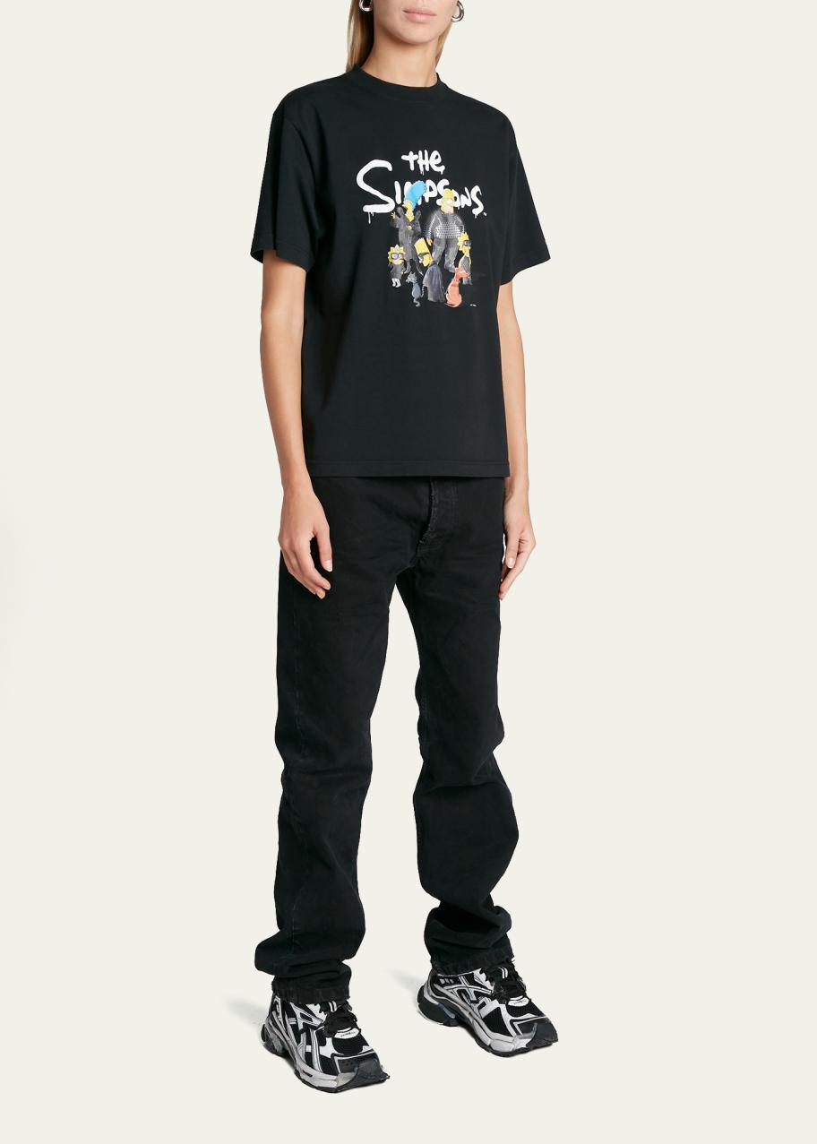Balenciaga x The Simpsons™ Graphic Small Fit T-Shirt - Bergdorf 