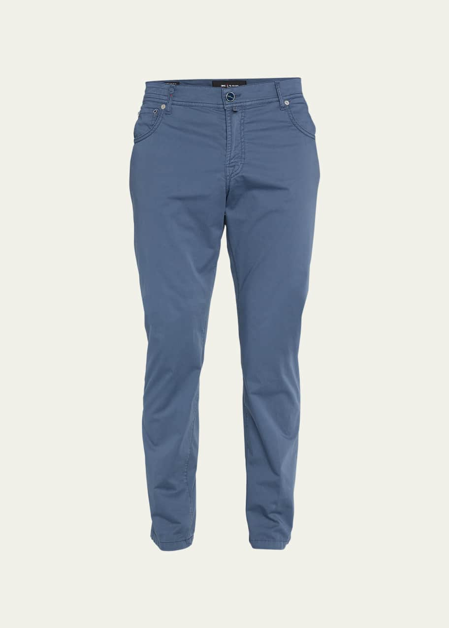 Flat-Front Slim Fit Trousers