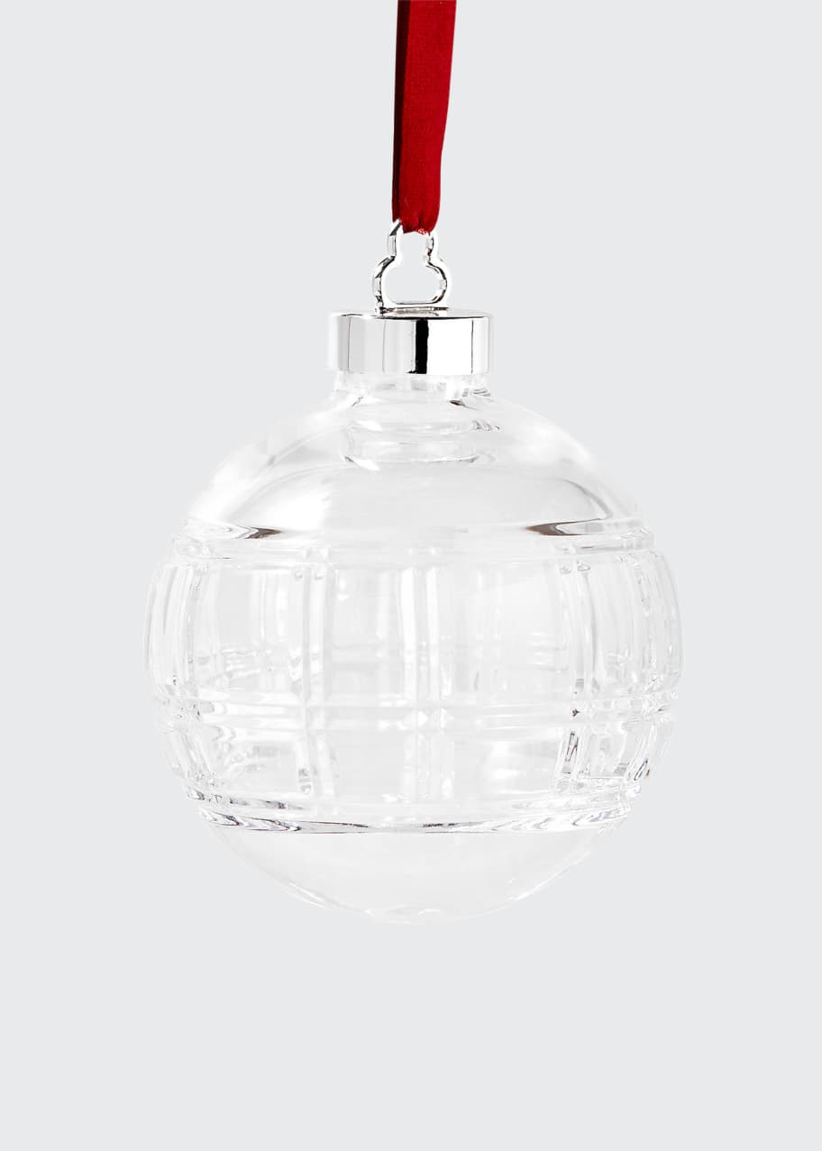 Hudson Plaid Christmas Ornament