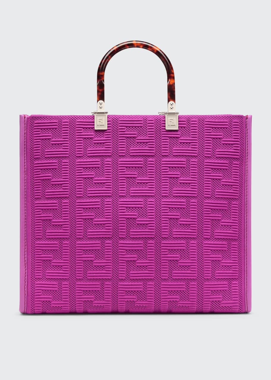 Fendi Sunshine Medium FF Top Handle Tote Bag Bergdorf Goodman