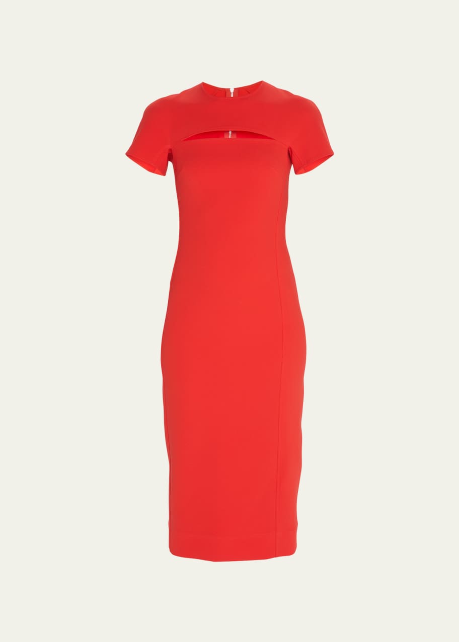 white christmas dresses Sienna One Shoulder Peek-A-Boo Cutout Pleated Maxi Dress – Aquarius Brand main image 0
