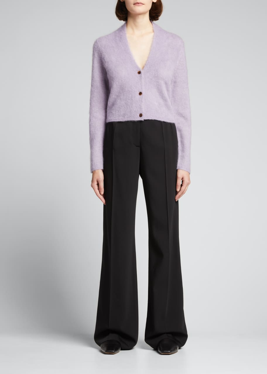 Vince Brushed Shrunken Cardigan Bergdorf Goodman