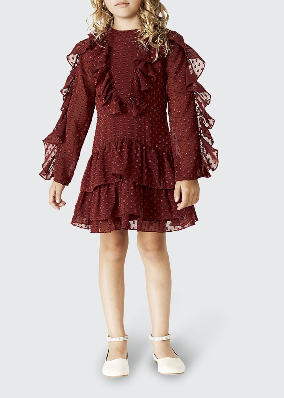 bardot junior red dress Baby Paris Bow Dress In Red