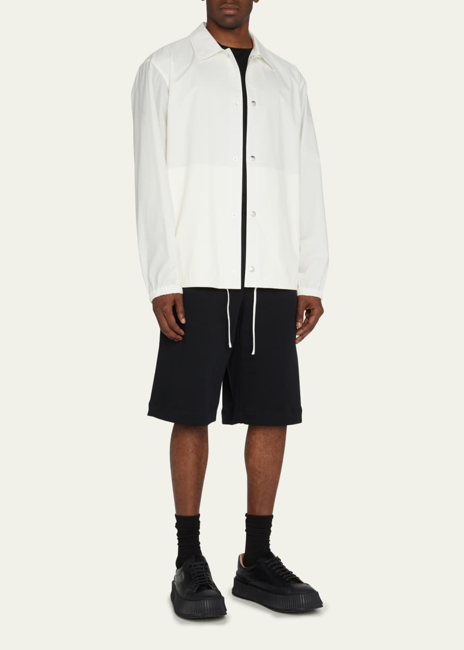 人気商品は Men's Sander Jil Poplin Back Logo with Jacket Coach ポーチ