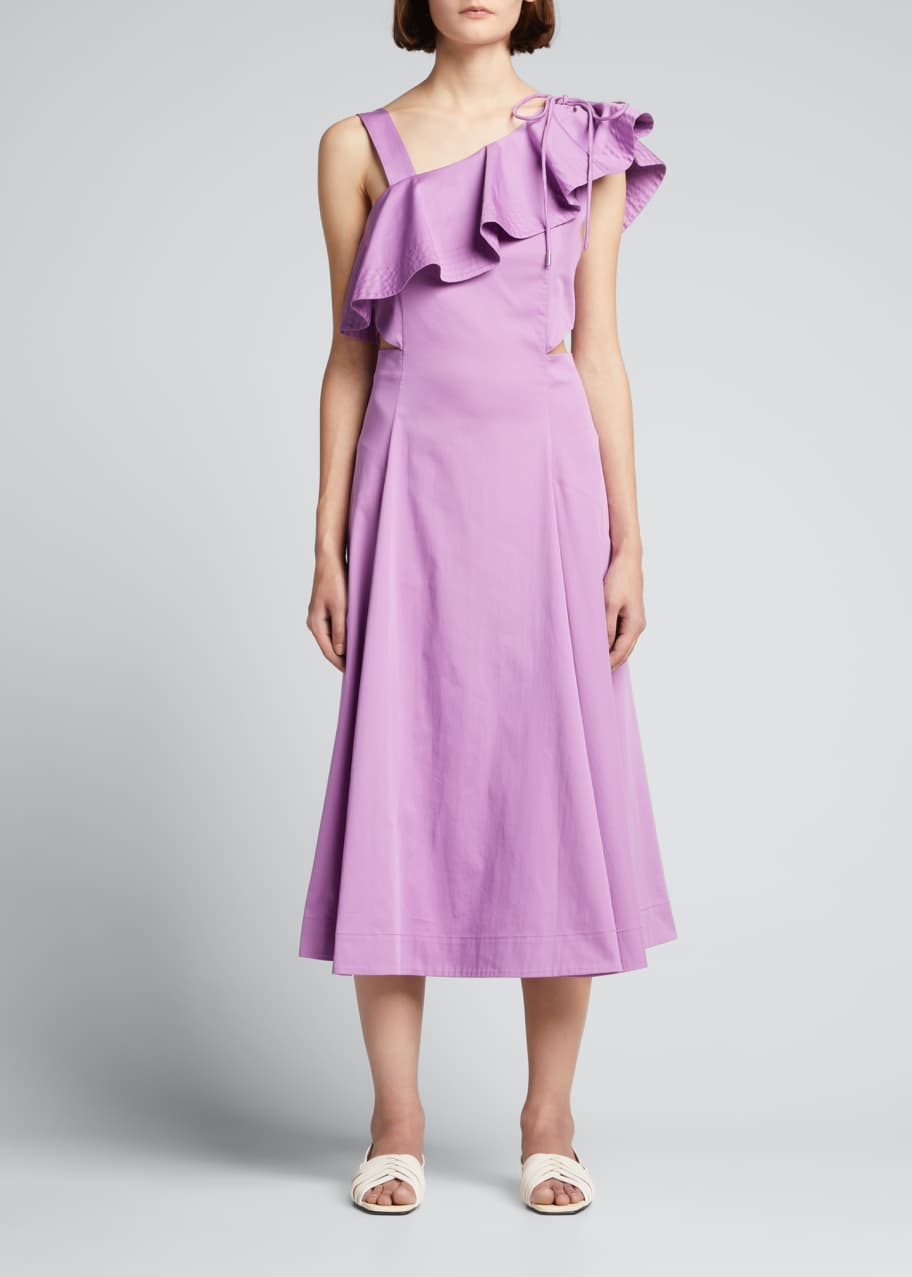 Veronica beard one shoulder dress 2025