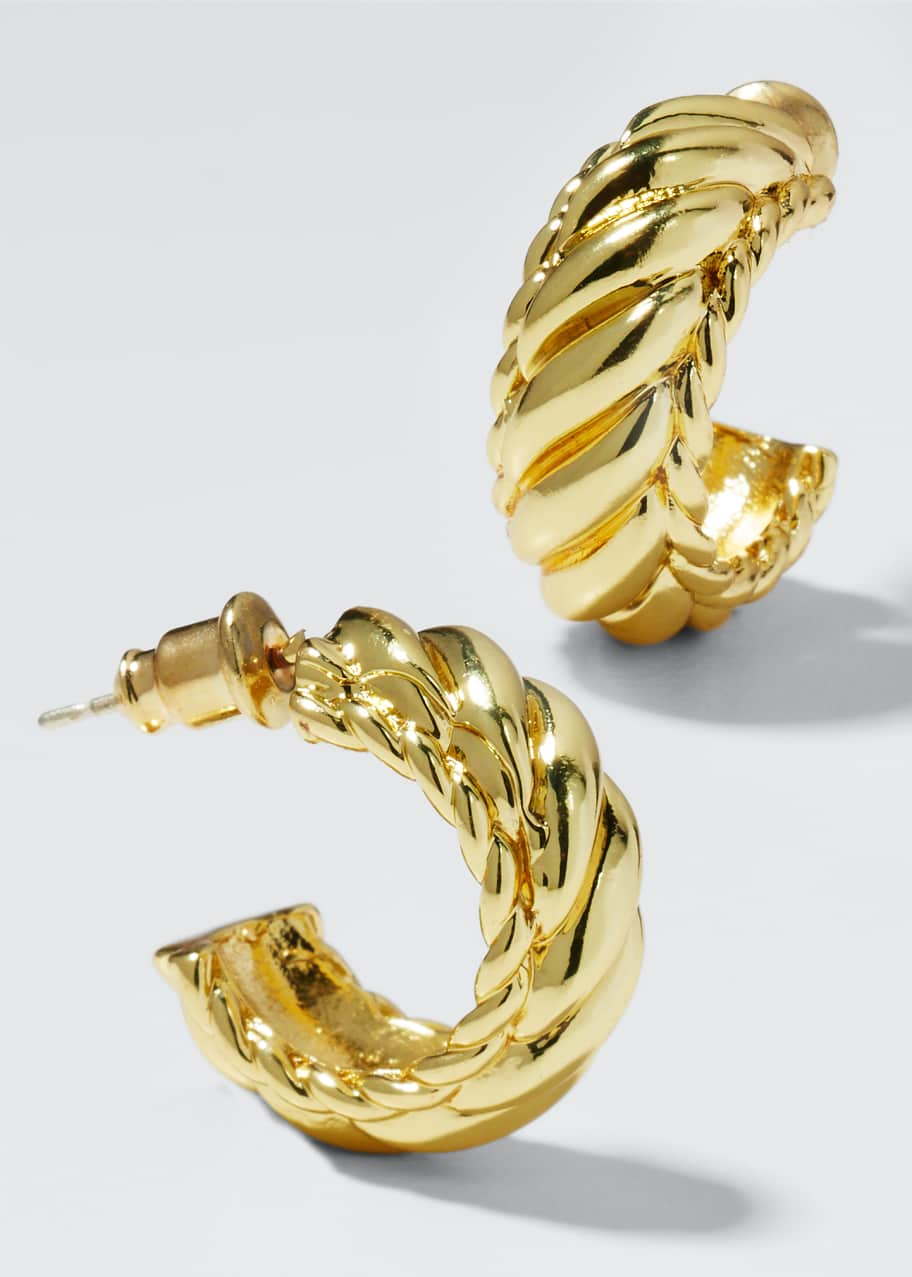 FALLON Layered Rope Hoop Earrings - Bergdorf Goodman