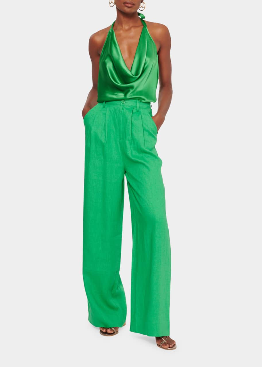 Cami NYC Jackie Silk Plunge Cami Bergdorf Goodman