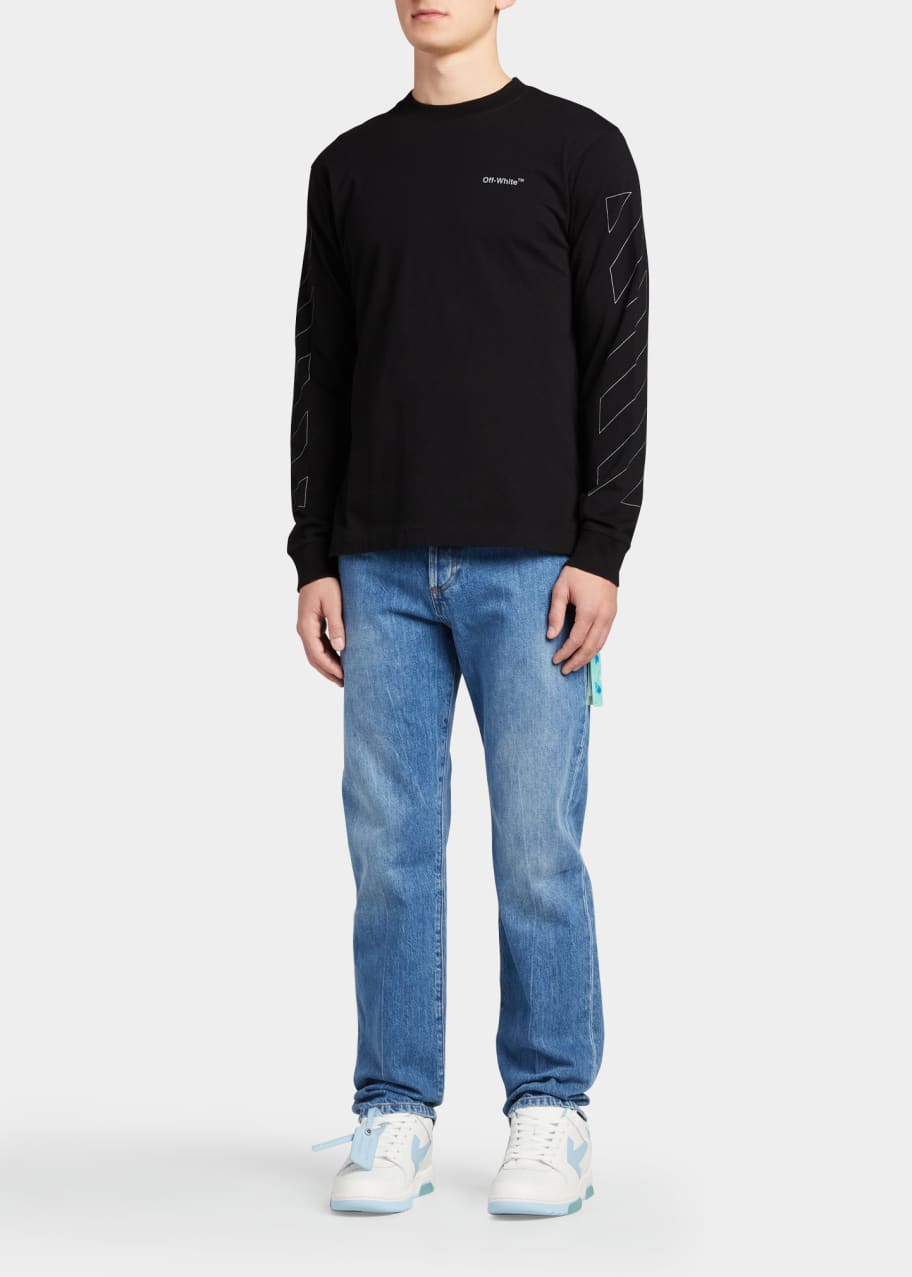 Off white unfinished long sleeve online