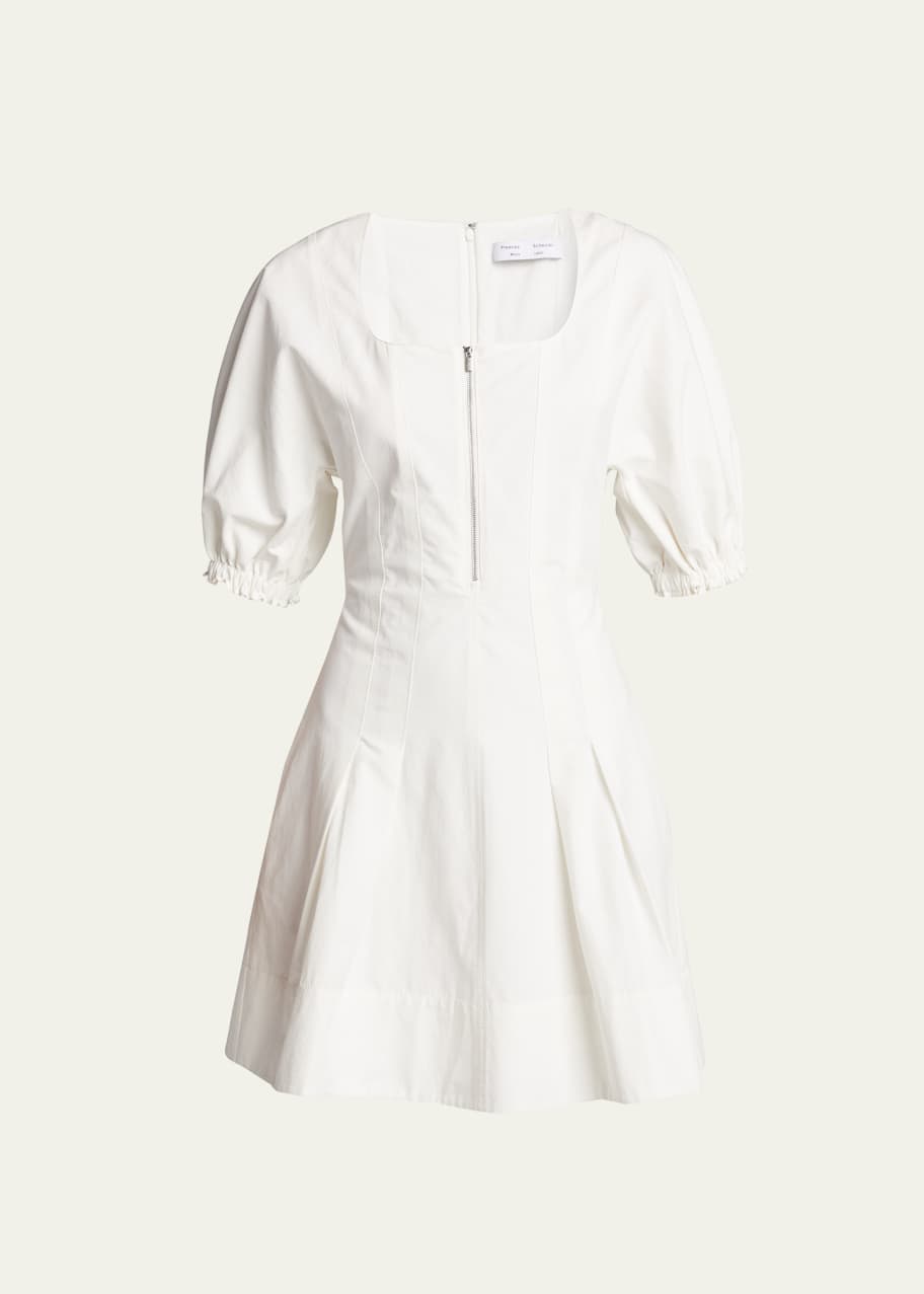 white christmas dresses Fashion Sweet V Neck Cotton Linen Mini Dresses – Come4Buy eShop main image 0