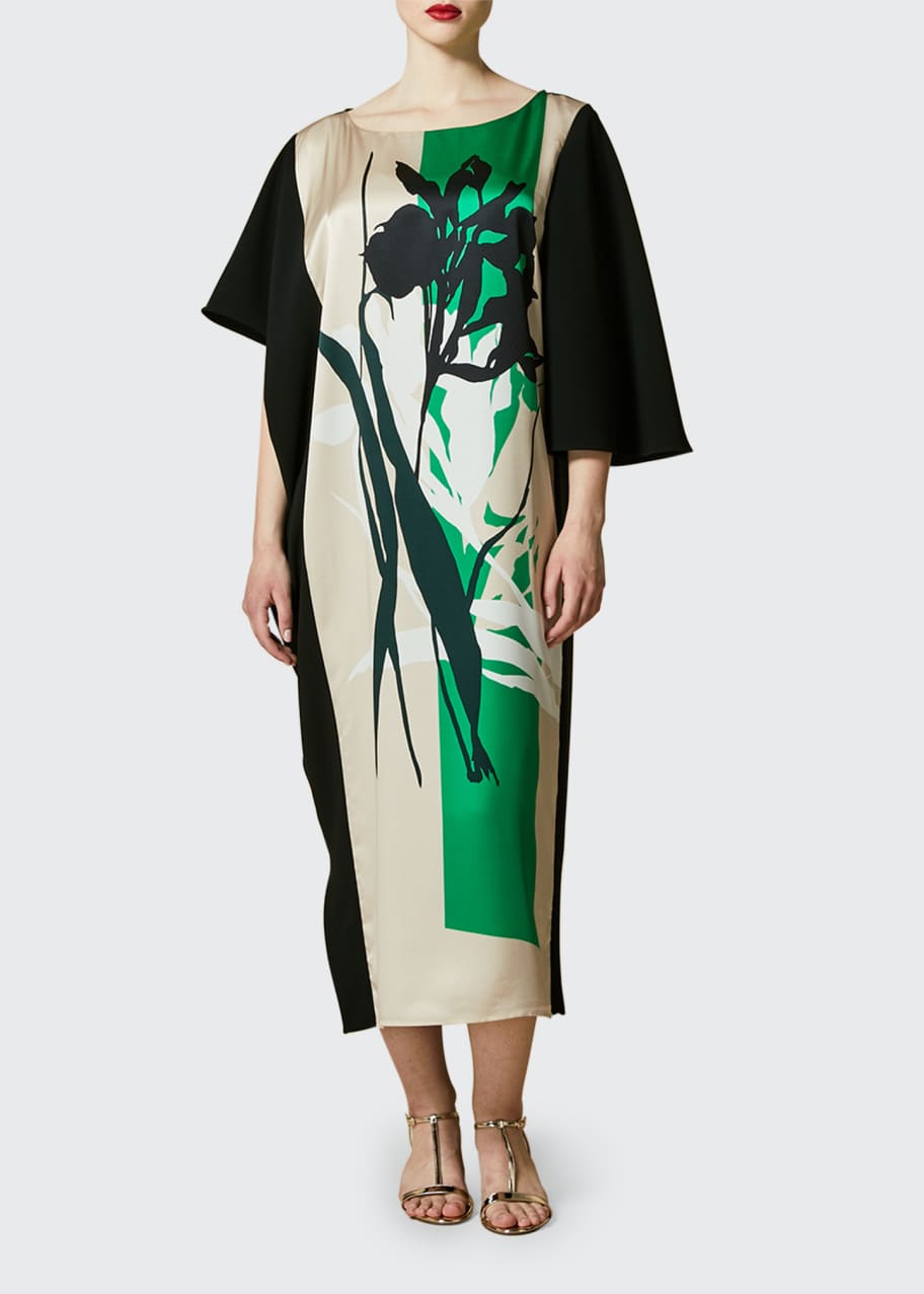 Marina Rinaldi Plus Size Deciso Asymmetric Maxi Dress Bergdorf