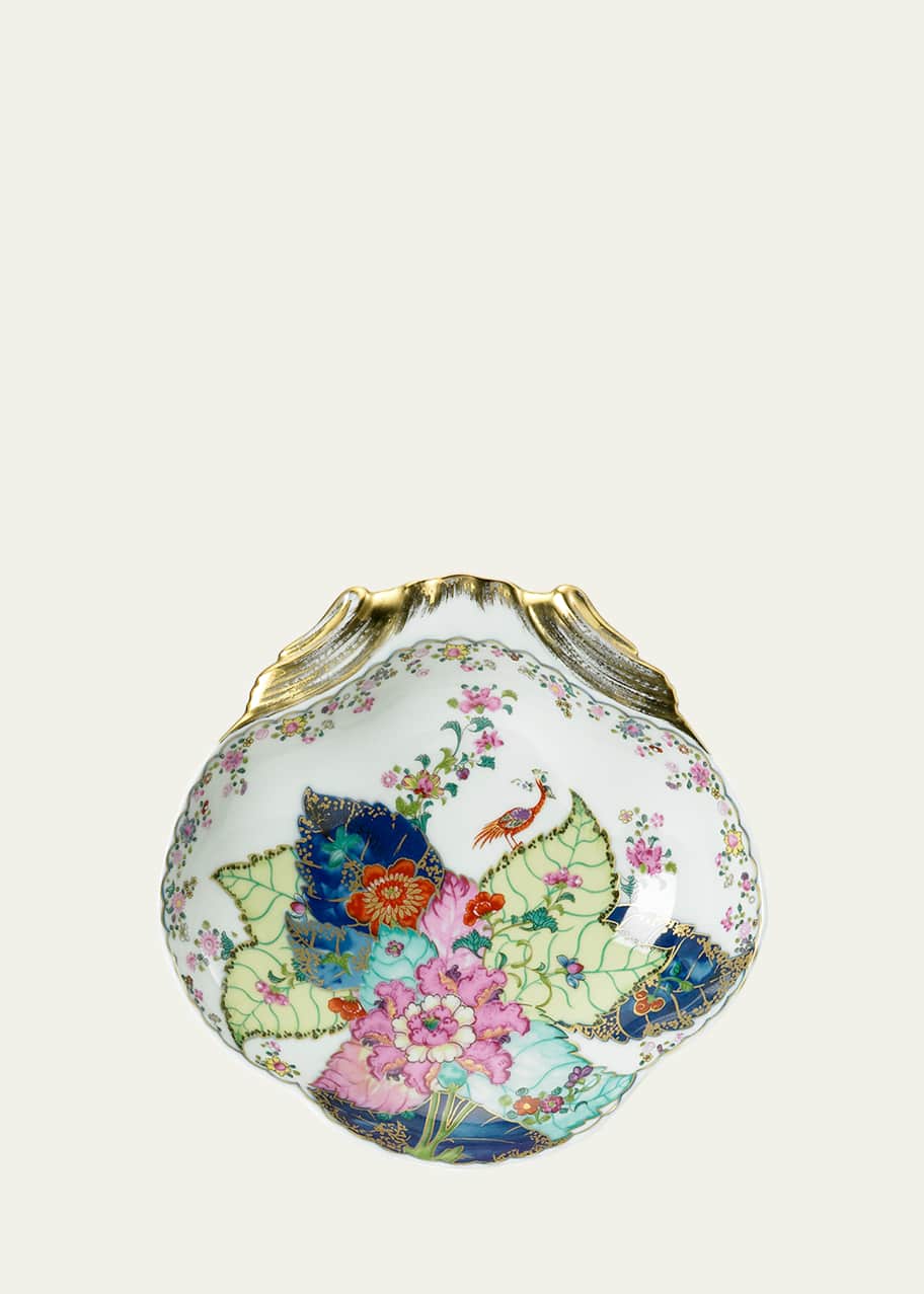 Mottahedeh Tobacco Leaf Shell Dish