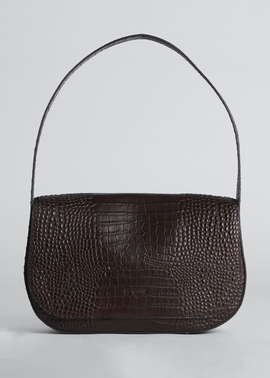 Peter Do Dumpling Medium Mock-Croc Shoulder Bag - Bergdorf Peter Do Dumpling Medium Mock-Croc Shoulder Bag - Bergdorf