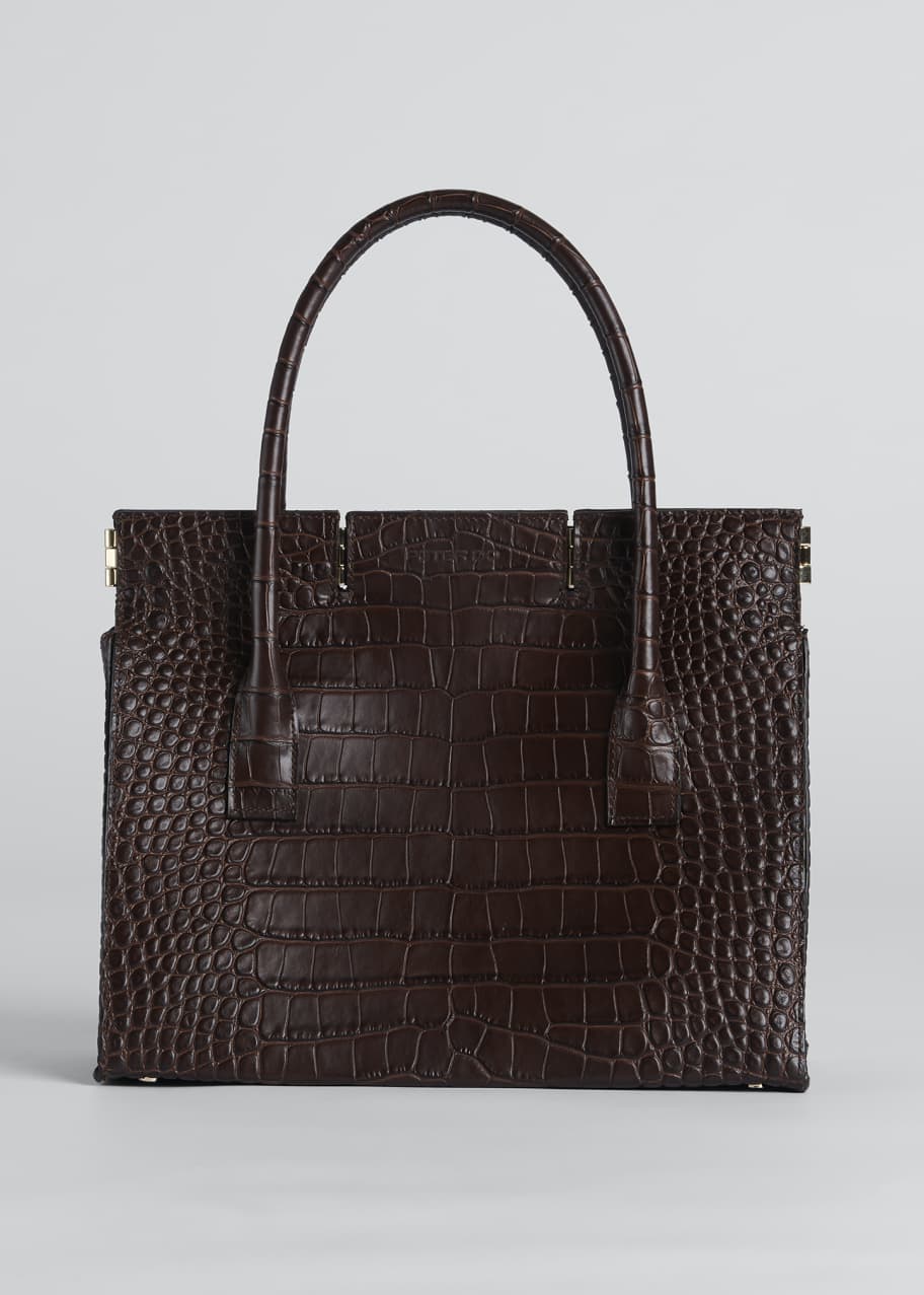 Peter Do Hinge Medium Mock Croc Tote Bag Bergdorf Goodman