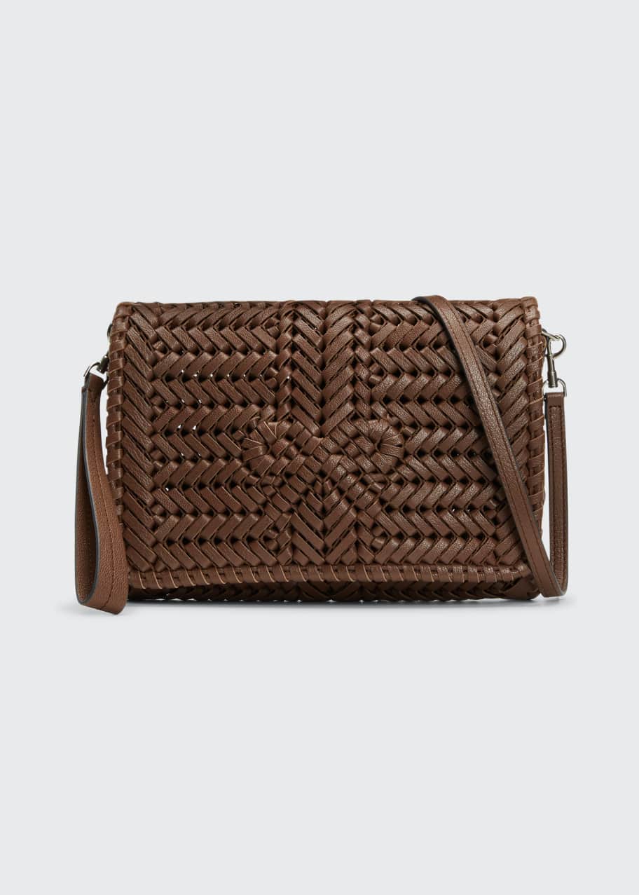 Anya Hindmarch Th Neeson Woven Leather Crossbody Bag Bergdorf Goodman