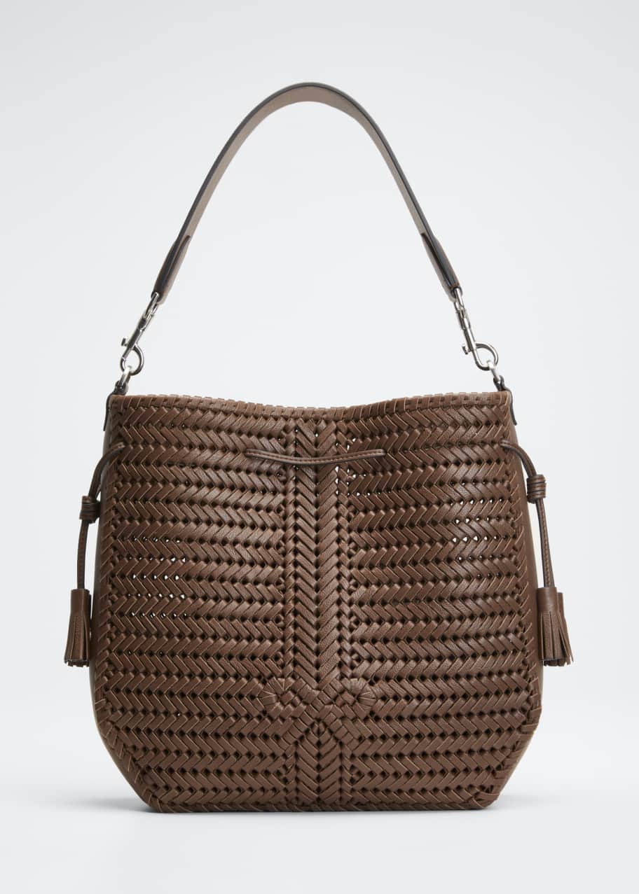 Anya Hindmarch The Neeson Woven Hobo Shoulder Bag Bergdorf Goodman